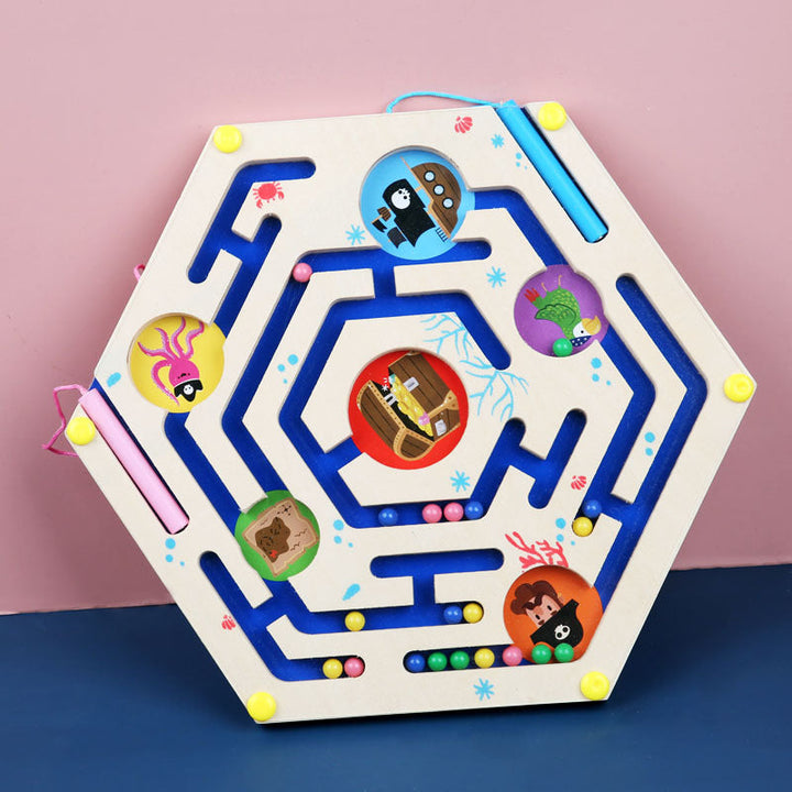 Children's Magnetic Maze Toy for Focus & Fine Motor Skills
