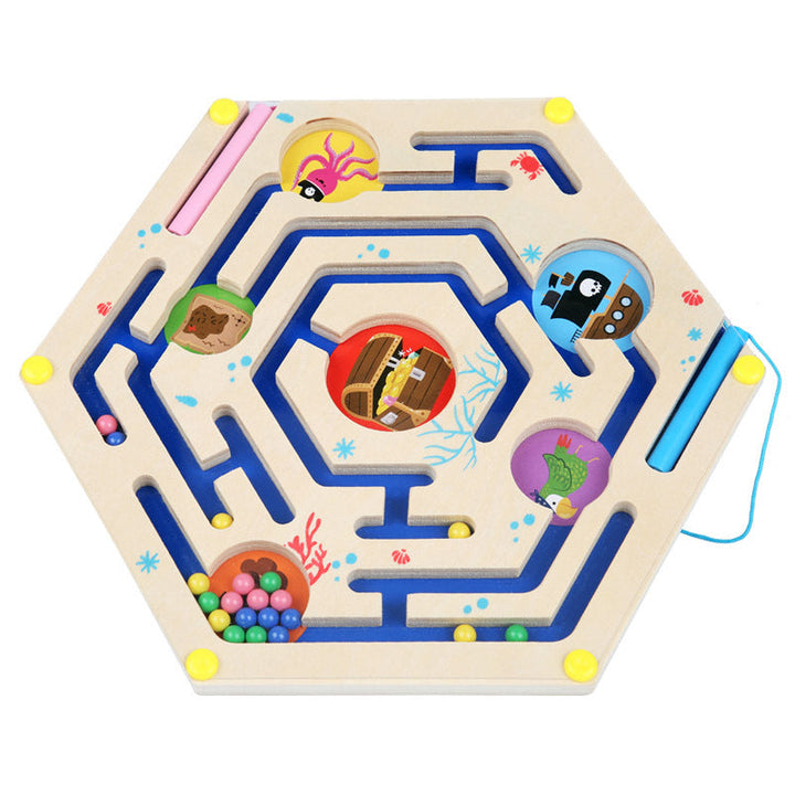 Children's Magnetic Maze Toy for Focus & Fine Motor Skills