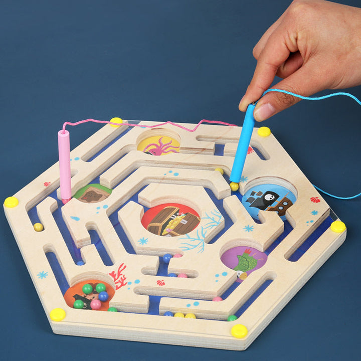 Children's Magnetic Maze Toy for Focus & Fine Motor Skills