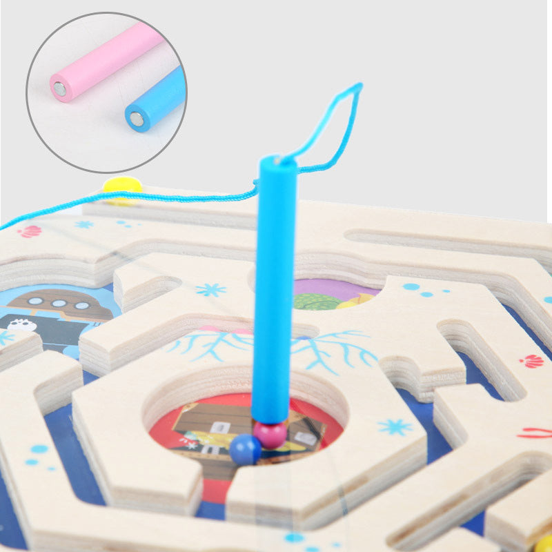 Children's Magnetic Maze Toy for Focus & Fine Motor Skills