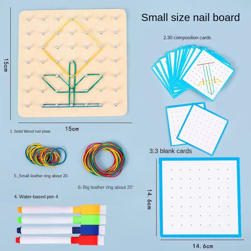 Montessori Math Pegboard Toy for Hands-On Learning