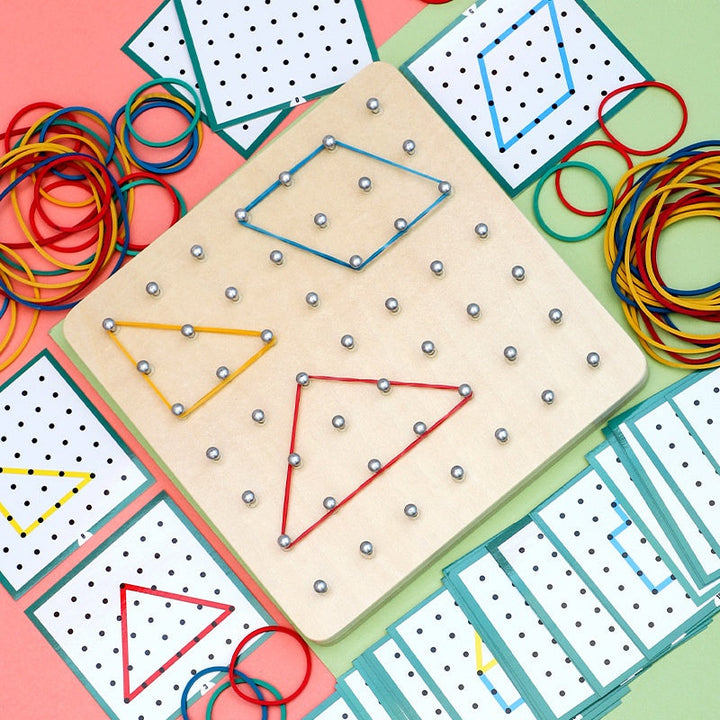 Montessori Math Pegboard Toy for Hands-On Learning