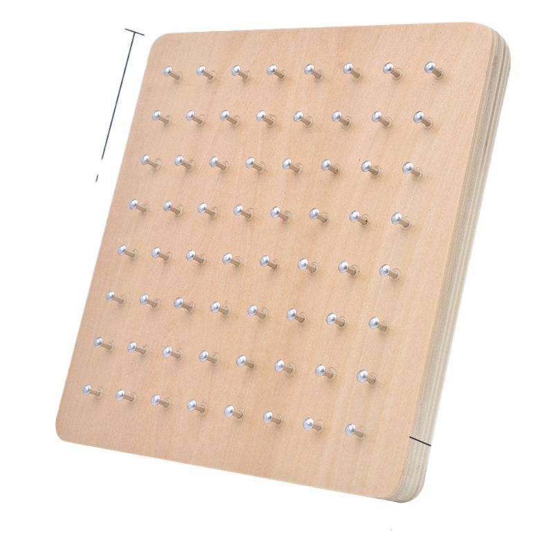 Montessori Math Pegboard Toy for Hands-On Learning