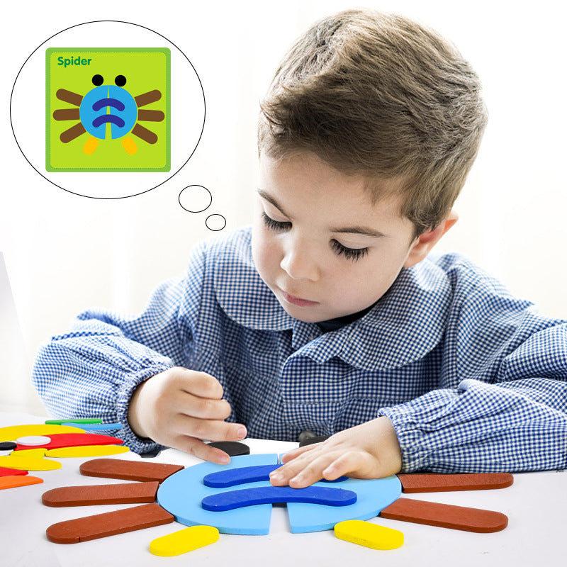 Montessori Animal Puzzle Board for Creative Learning