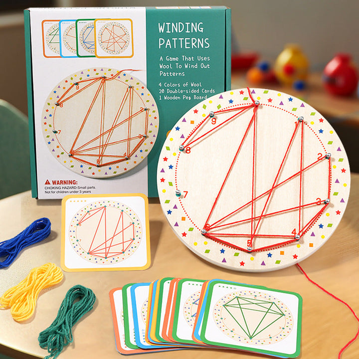 Montessori Peg Board Toy for Fine Motor Skills & Focus
