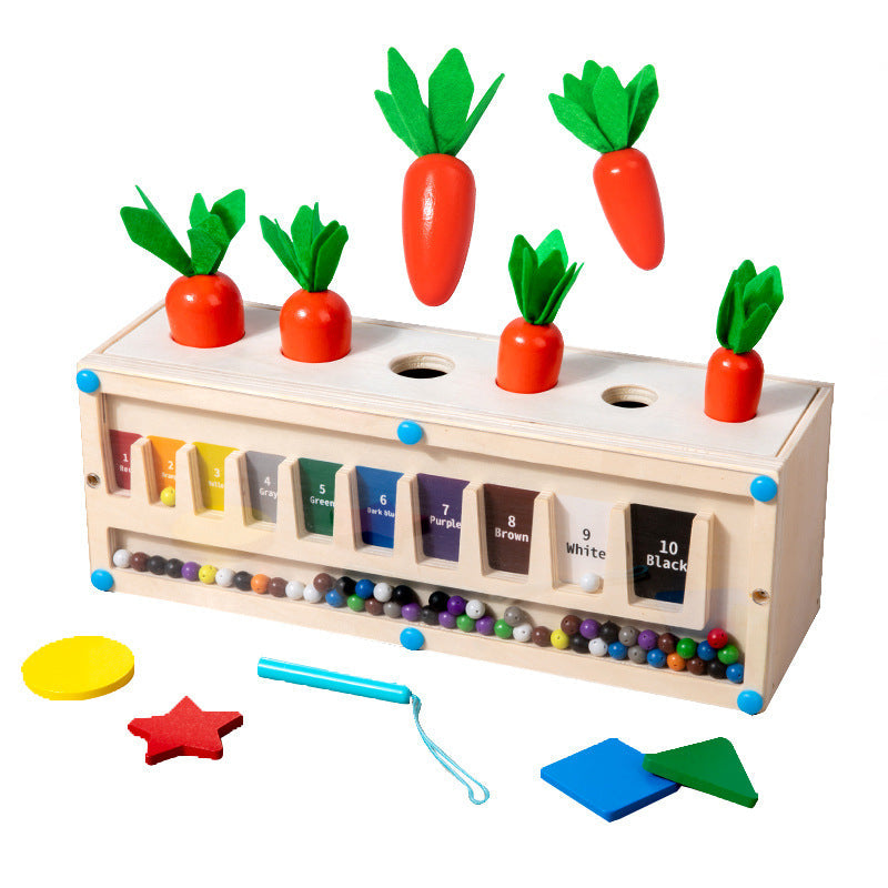 Wooden Activity Box for Hands-On Preschool Learning