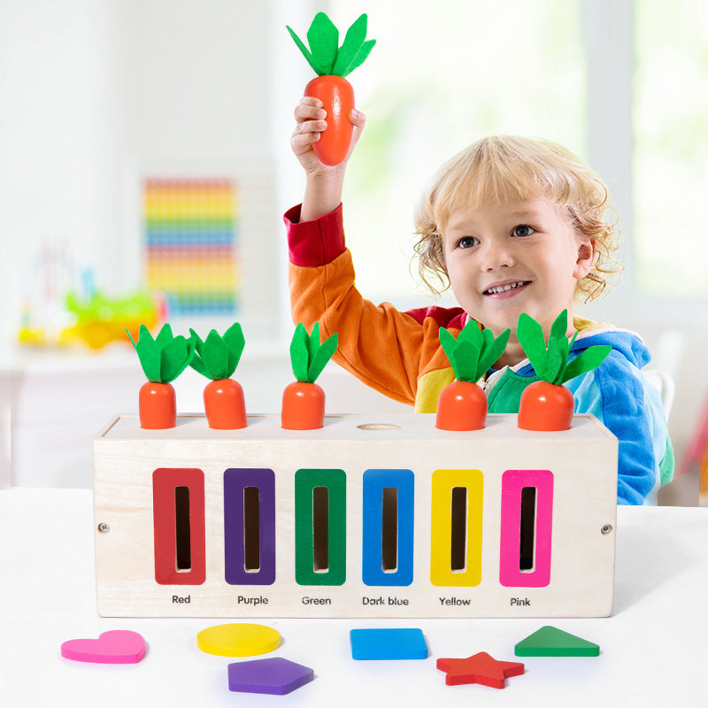 Wooden Activity Box for Hands-On Preschool Learning