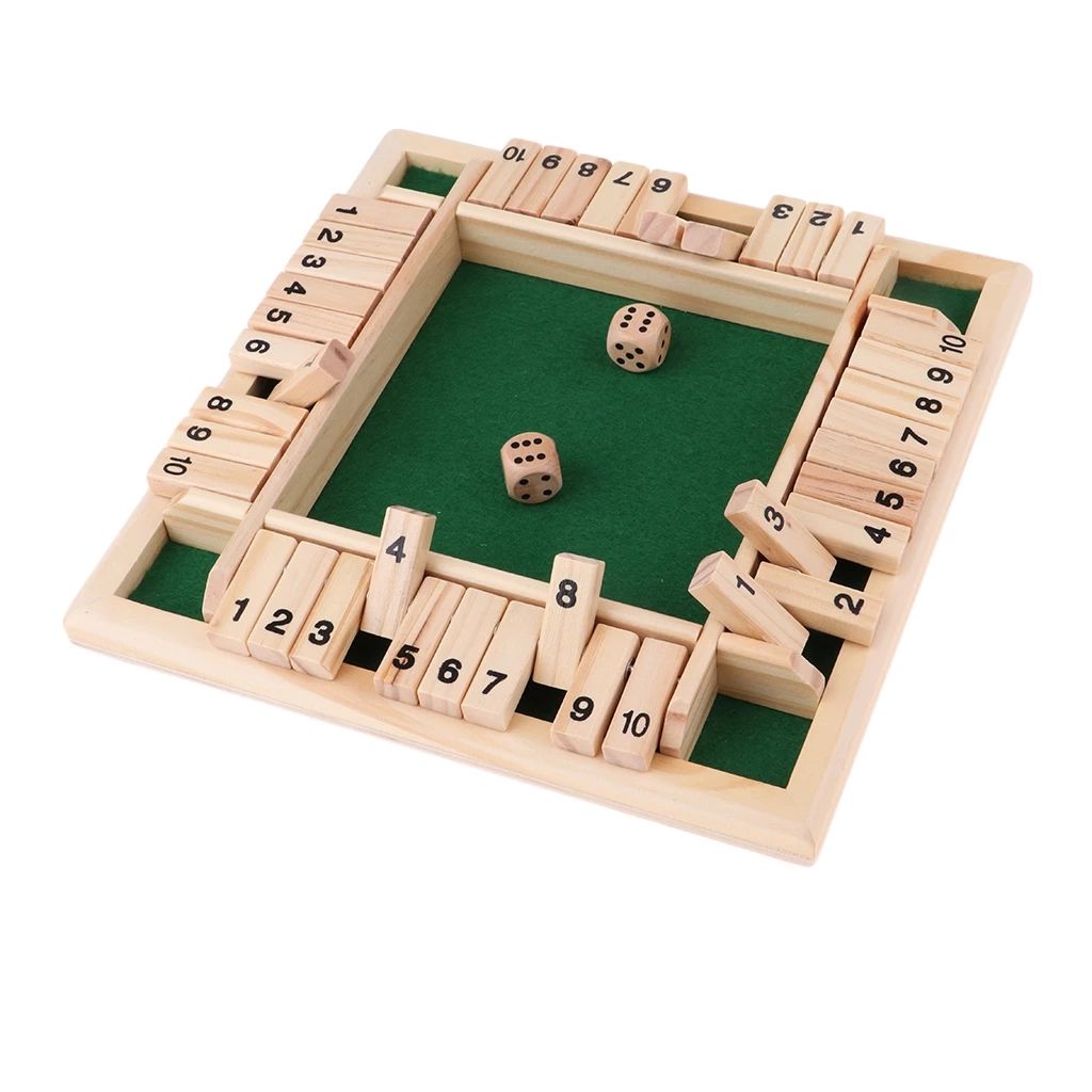 Children's Shut-the-Box Dice Game for Screen-Free Fun