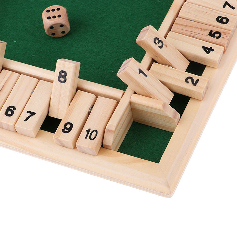 Children's Shut-the-Box Dice Game for Screen-Free Fun