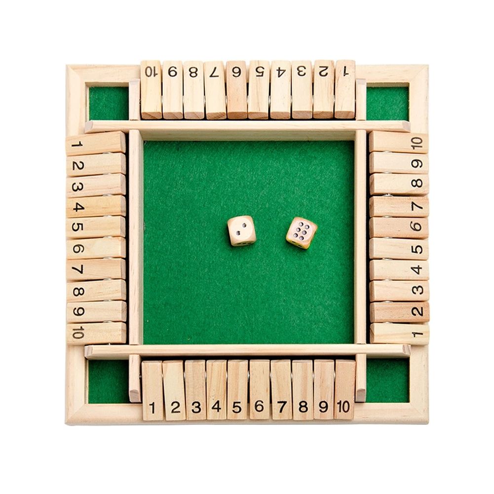 Children's Shut-the-Box Dice Game for Screen-Free Fun