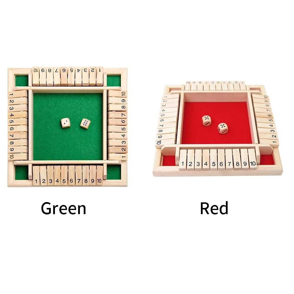 Children's Shut-the-Box Dice Game for Screen-Free Fun
