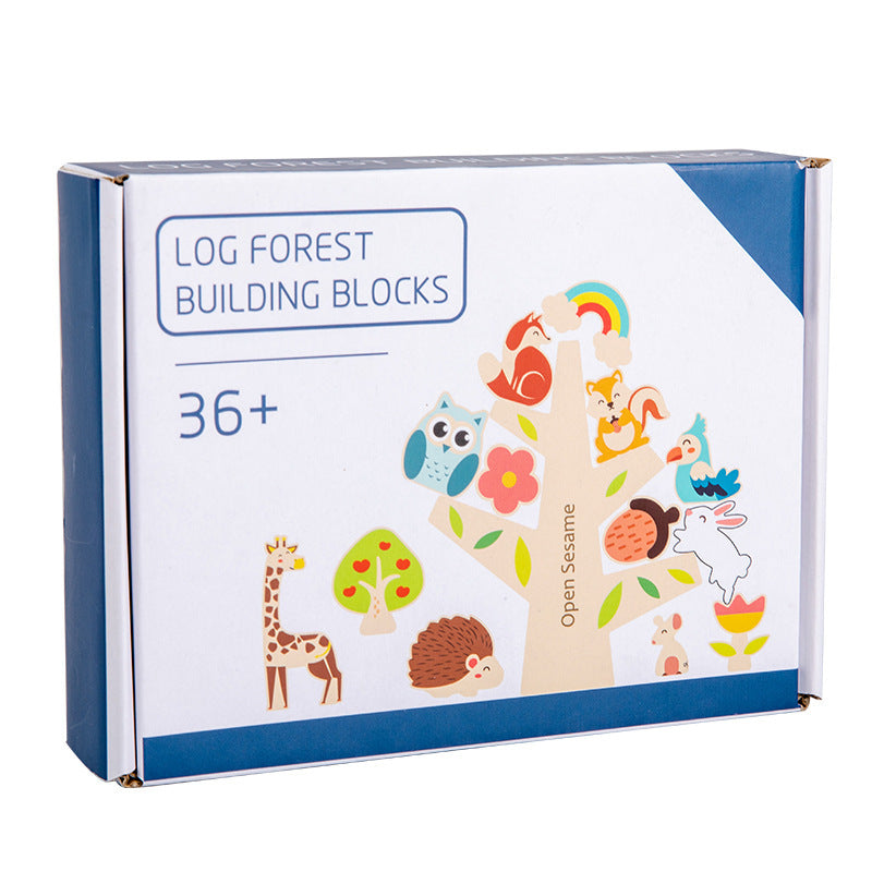Wooden Montessori Puzzle Toy for Screen-Free Learning