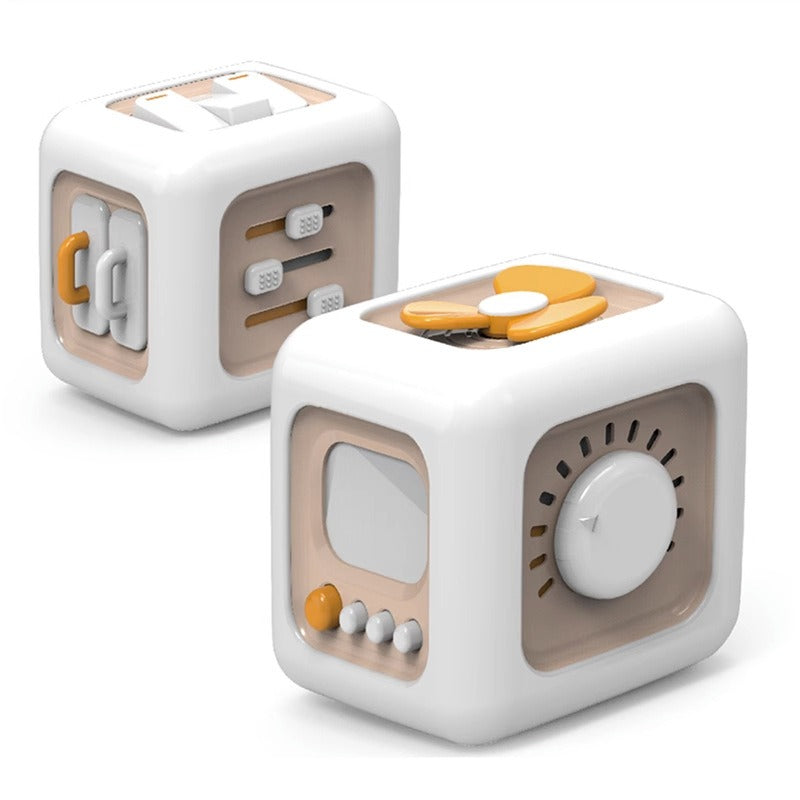 Montessori Activity Cube for Screen-Free Fine-Motor Play