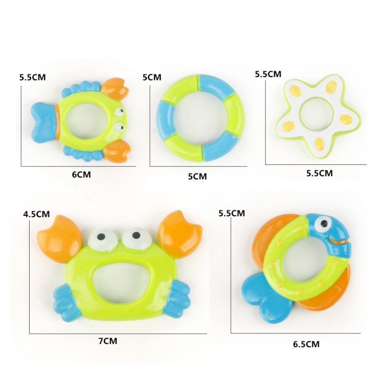 Children's Bath Toy Octopus Ring Toss Coordination Game