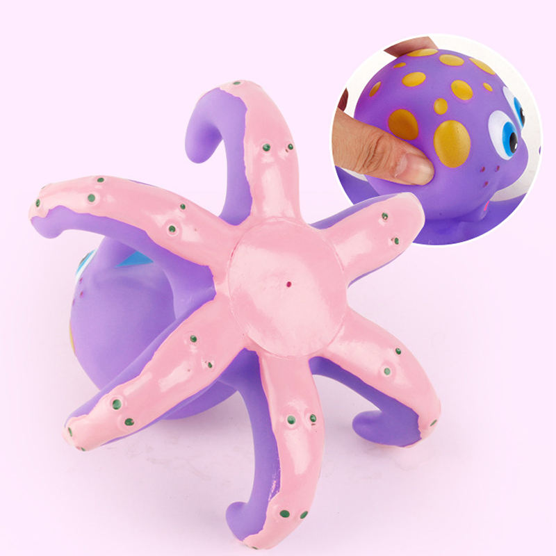 Children's Bath Toy Octopus Ring Toss Coordination Game