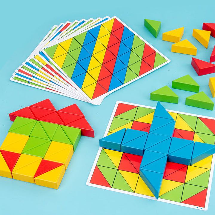 Triangle Building Blocks for Focused Creative Play