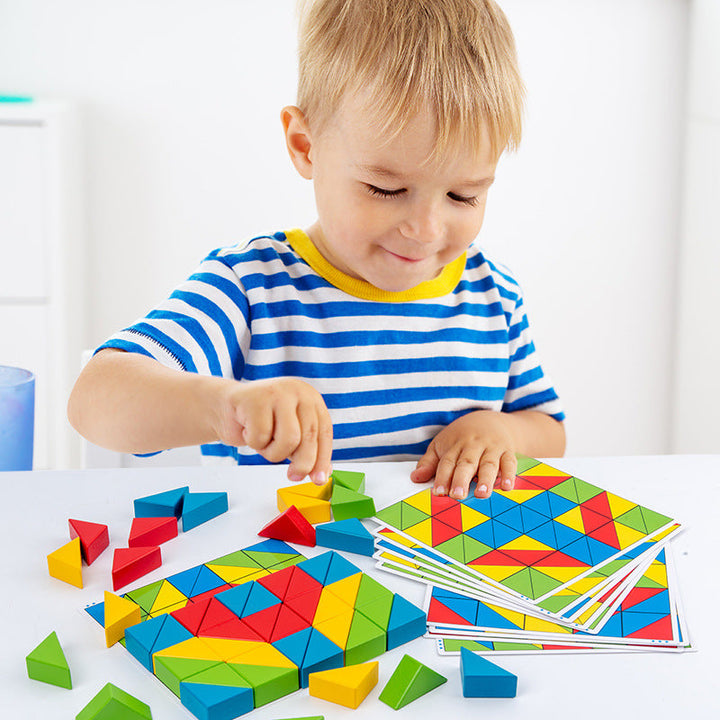 Triangle Building Blocks for Focused Creative Play