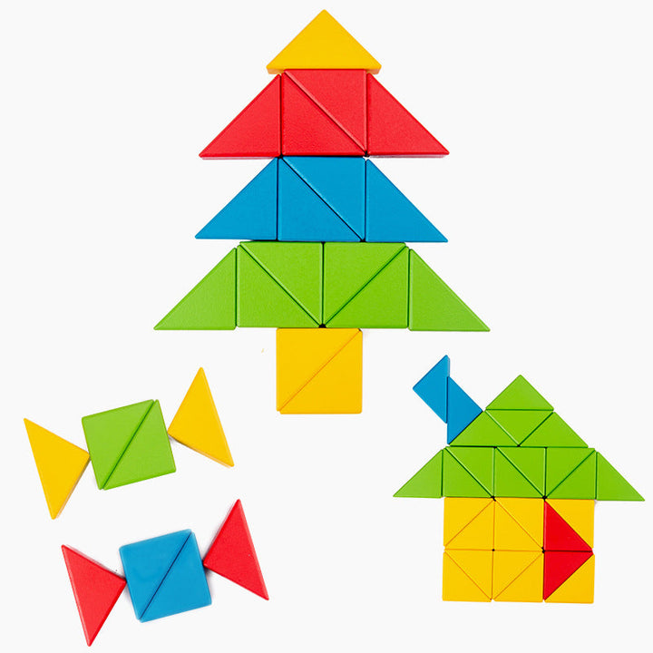 Triangle Building Blocks for Focused Creative Play
