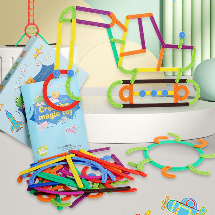 3D Building Block Set for Creative Screen-Free Play