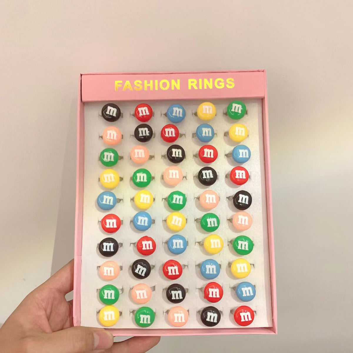 Children's Cartoon Ring Set for Colorful Dress-Up Fun