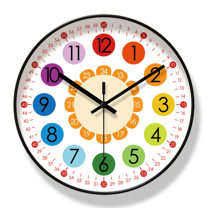 Children's Educational Wall Clock for Learning Time