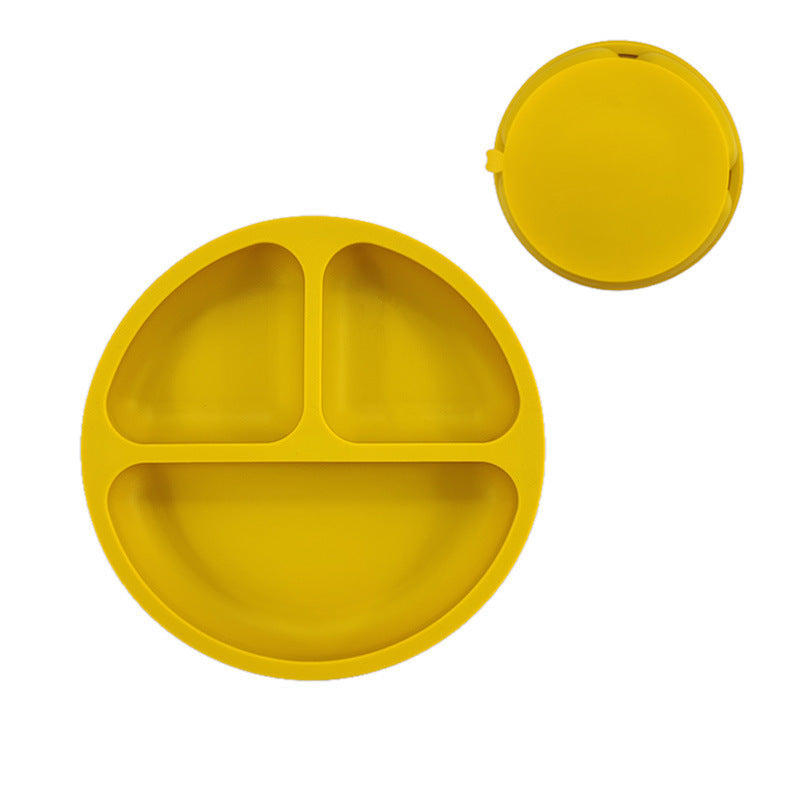 Silicone Toddler Plate with Strong Suction for Meals