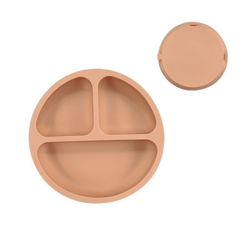 Silicone Toddler Plate with Strong Suction for Meals