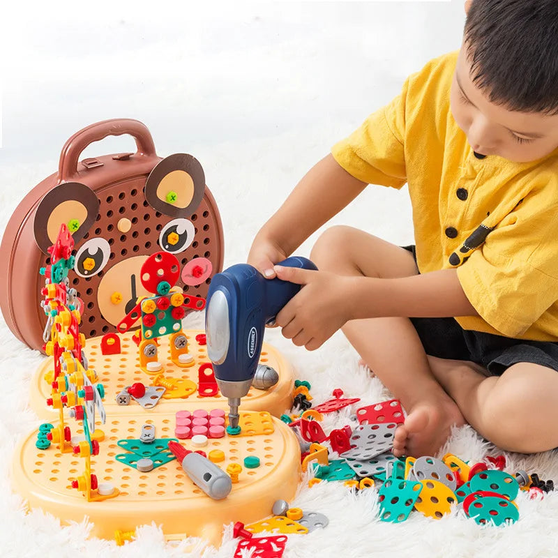 Children's Construction Toy Tool Box Set for STEM Play