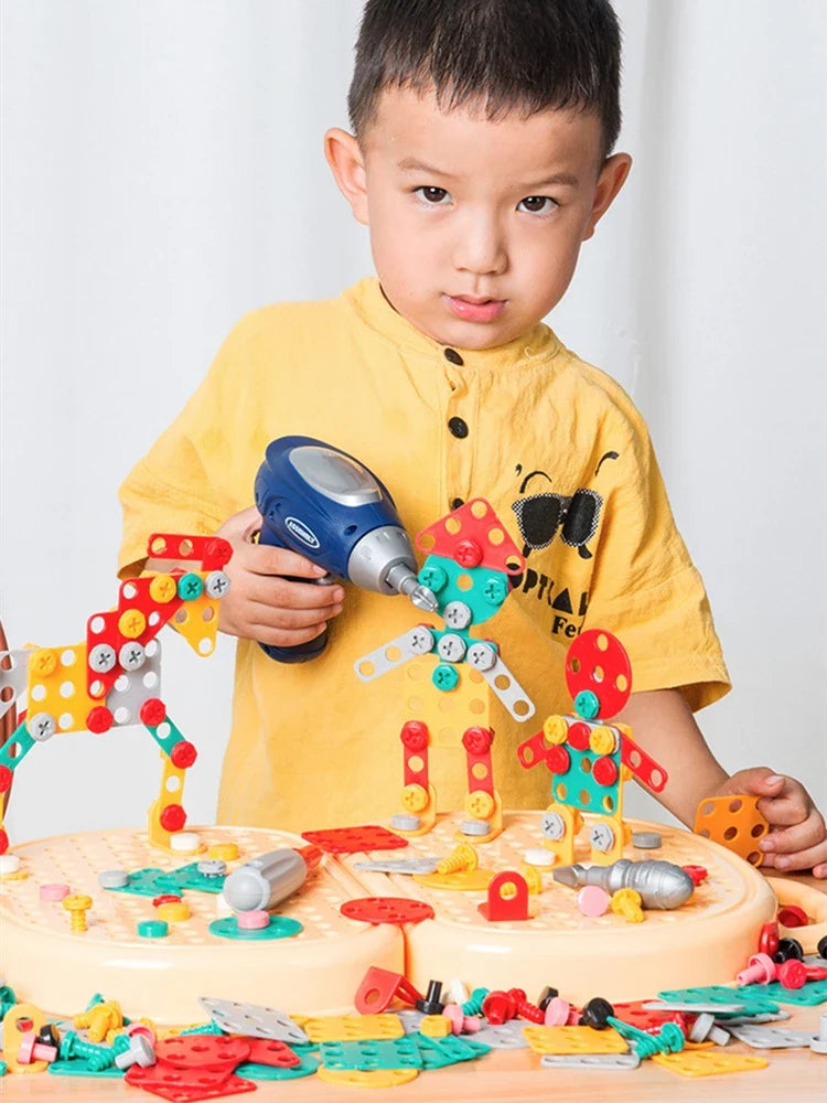 Children's Construction Toy Tool Box Set for STEM Play