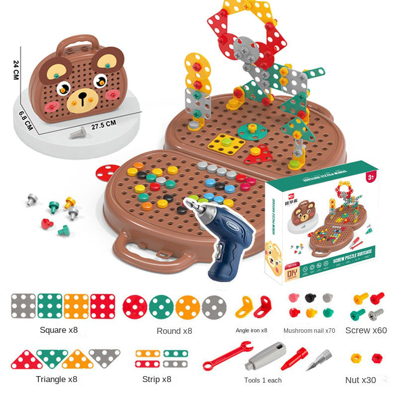 Children's Construction Toy Tool Box Set for STEM Play