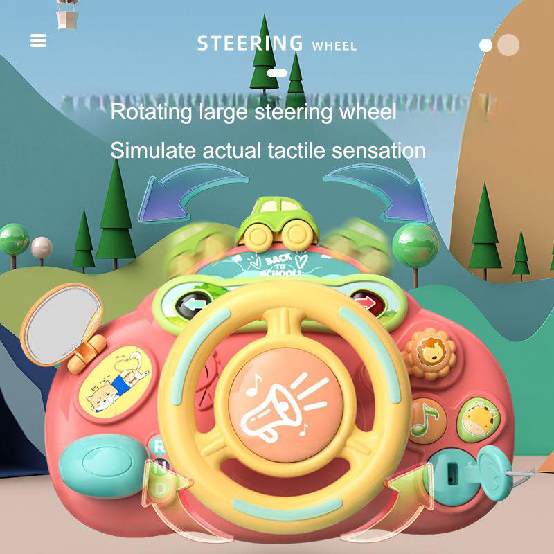 Children’s Steering Wheel Toy for Interactive Car Fun
