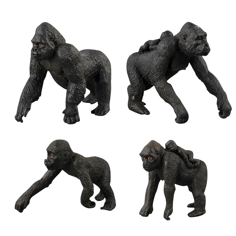 Wild Animal Figurine Set for Imaginative Jungle Play