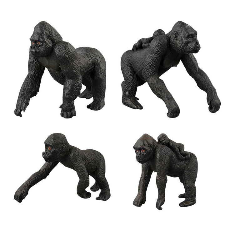 Wild Animal Figurine Set for Imaginative Jungle Play