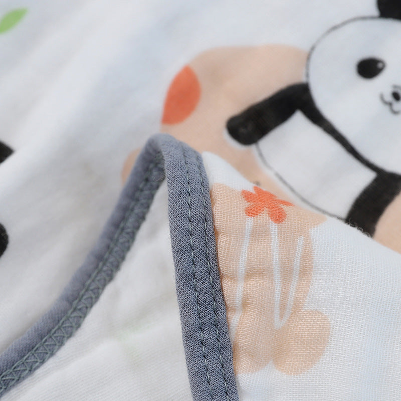 Baby Cotton Gauze Sleeping Bag for Cozy, Safer Sleep