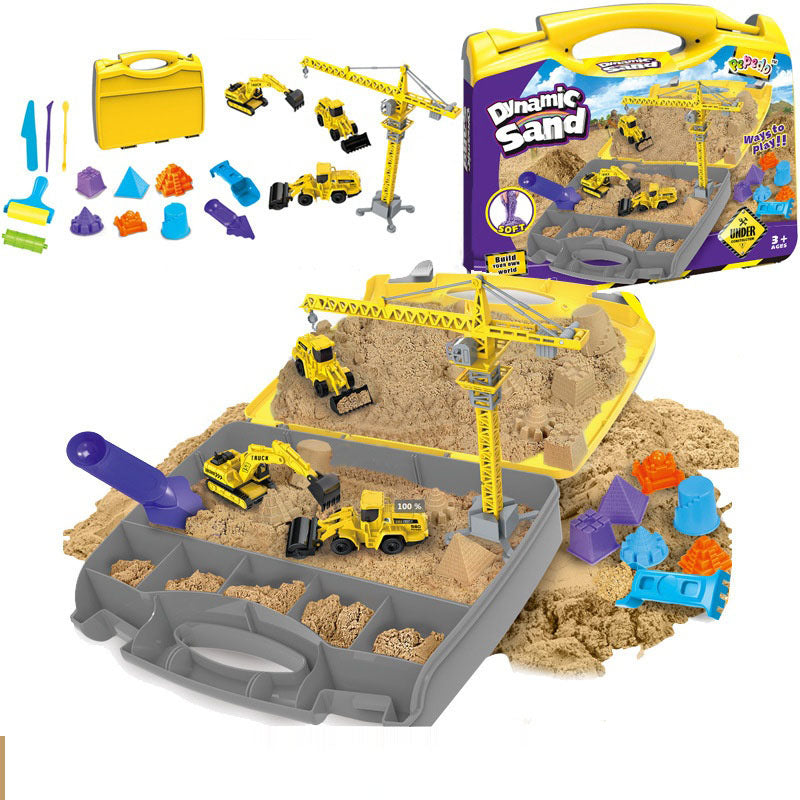 Portable Sand Table Set for Creative Construction Play