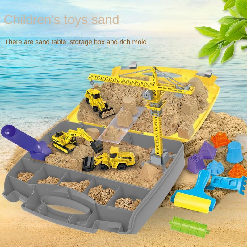 Portable Sand Table Set for Creative Construction Play