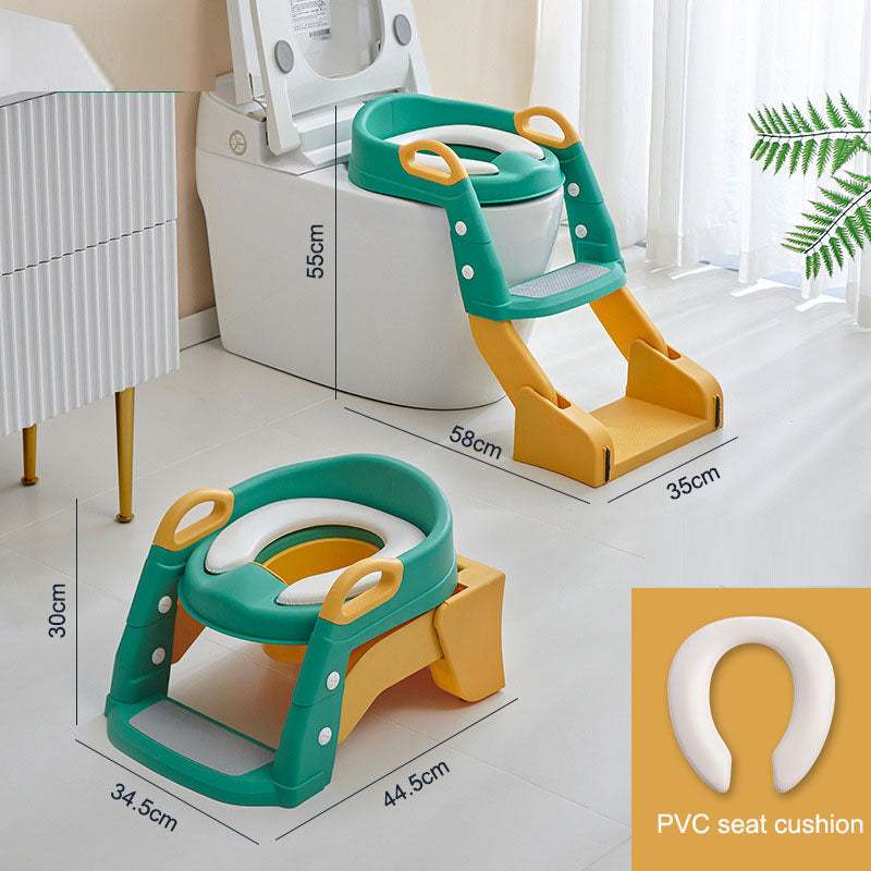 Toilet Training Seat with Adjustable Steps for Toddlers
