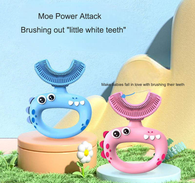 U-Shape Kids Toothbrush for Easier 360° Brushing