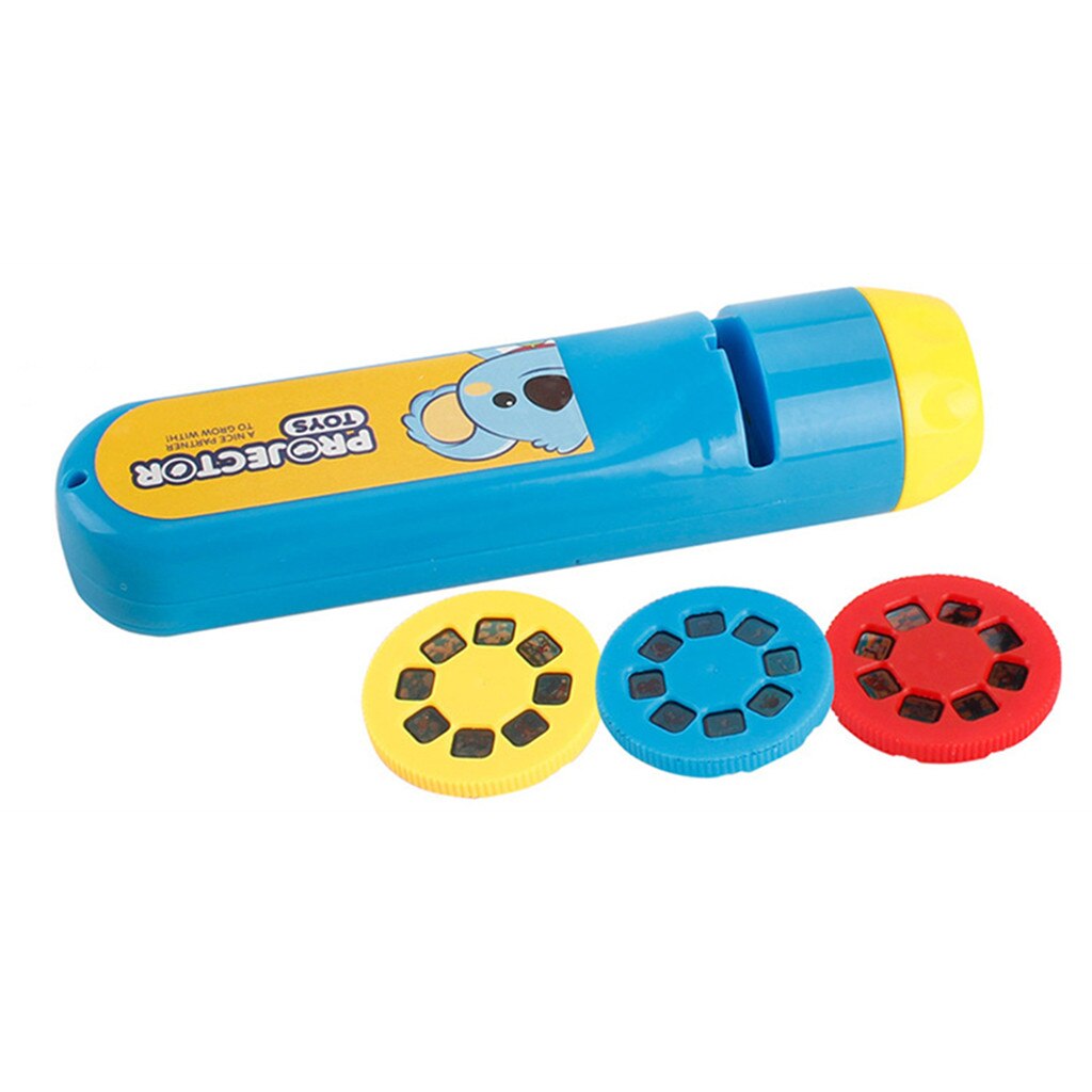 Kids Toy Projector Flashlight for Screen-Free Learning