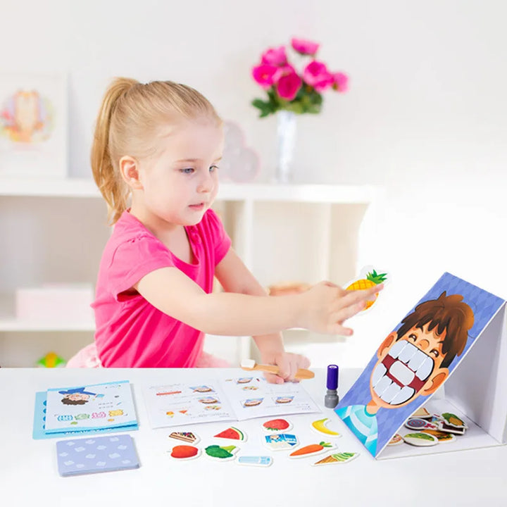 Children's Tooth Brushing Board Game for Healthy Habits