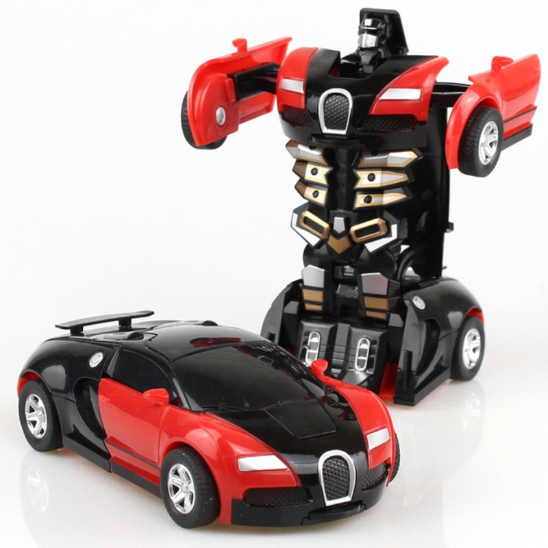 Transforming Toy Car Robot for Screen-Free Action Play