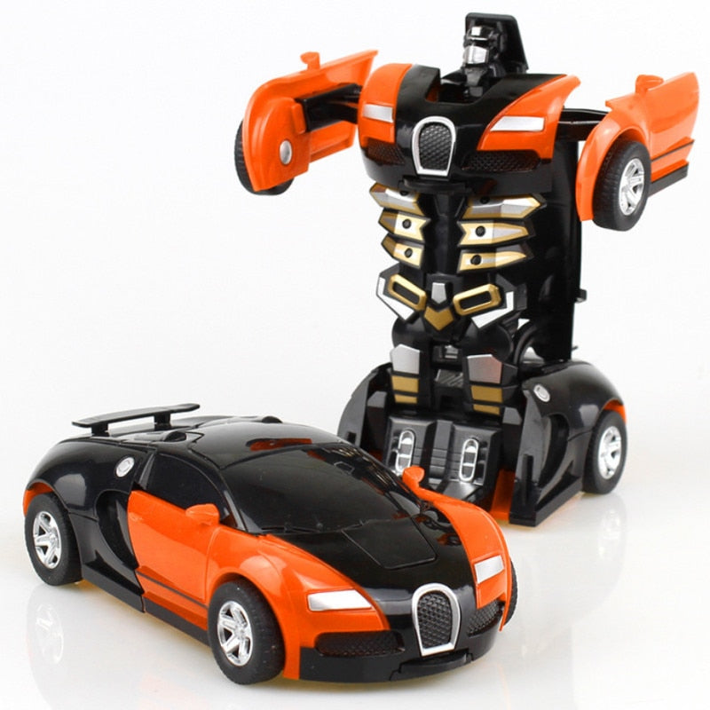 Transforming Toy Car Robot for Screen-Free Action Play