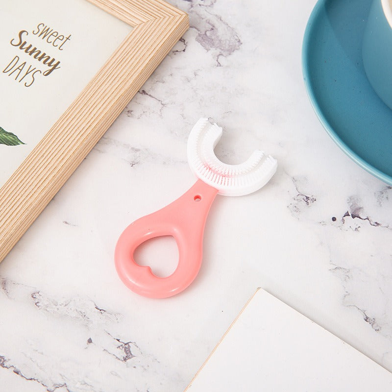 U-Shaped Children’s Toothbrush for Easier Brushing