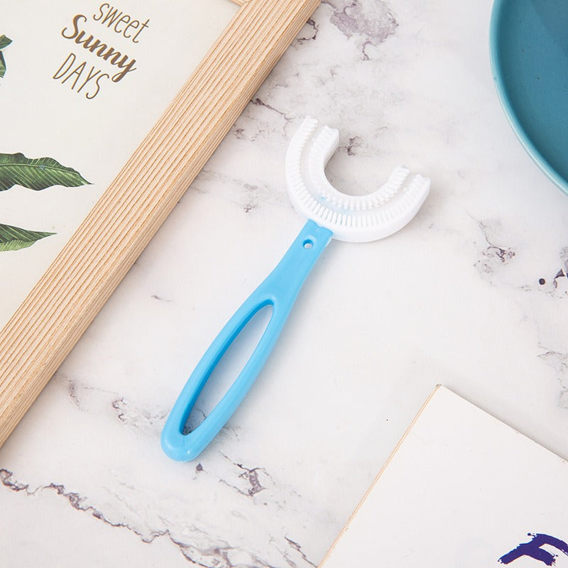 U-Shaped Children’s Toothbrush for Easier Brushing