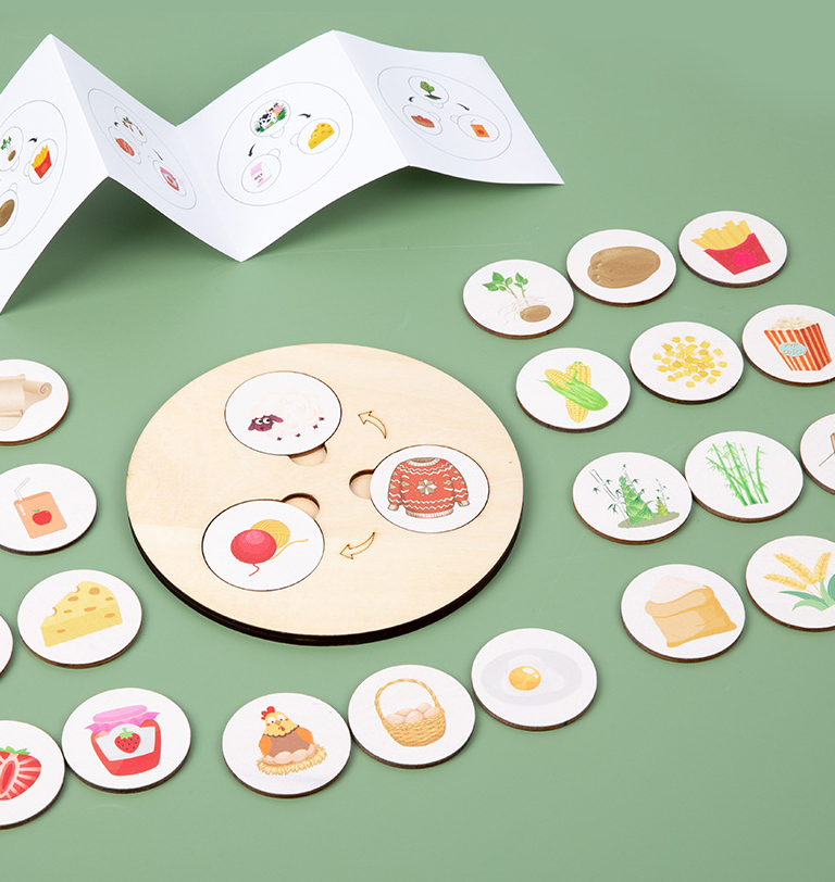 Wooden Decomposition Puzzle for Screen-Free Learning