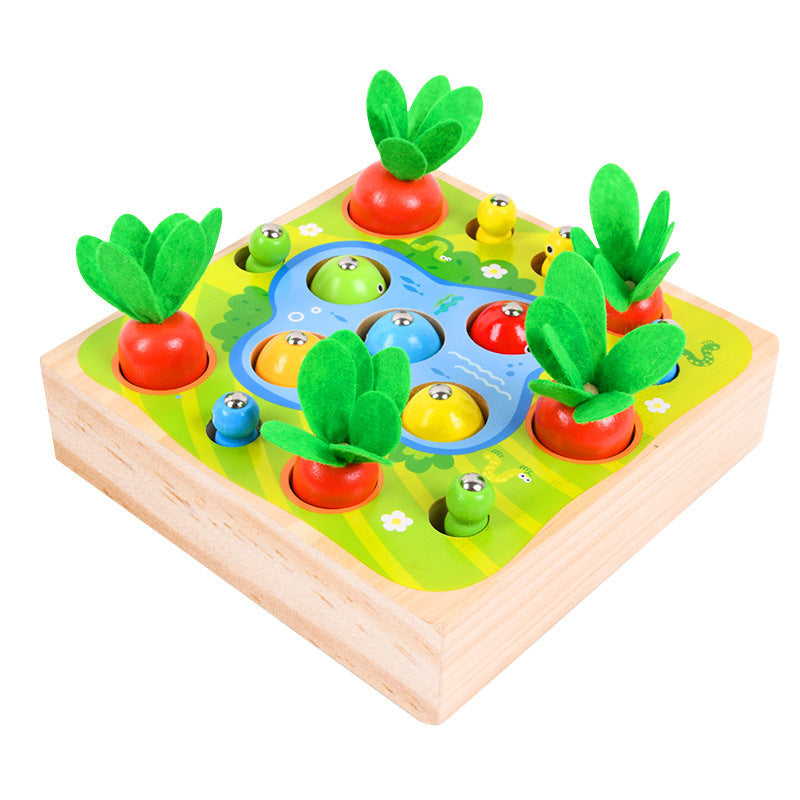 Wooden Magnetic Fishing Toy for Fine Motor Skills