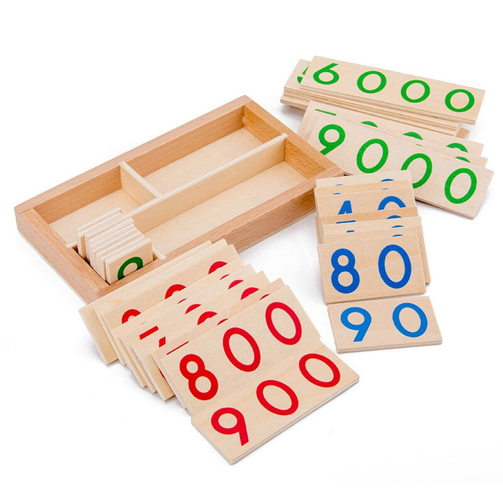 Montessori Number Cards for Hands-On Place Value Math