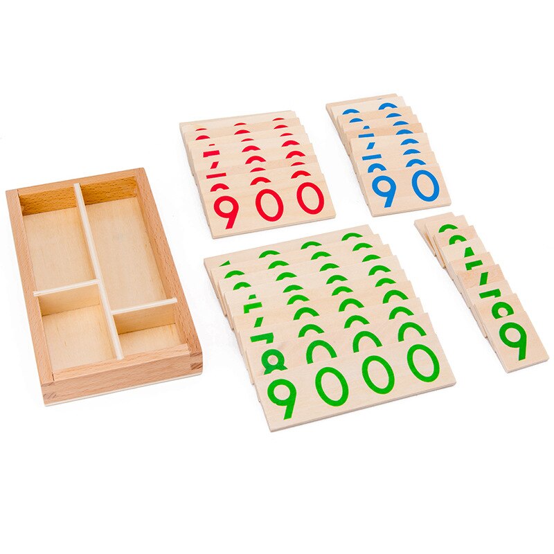 Montessori Number Cards for Hands-On Place Value Math