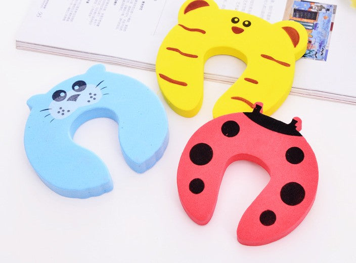 Door Pinch Guard for Kids - Cartoon Finger Safety Stopper
