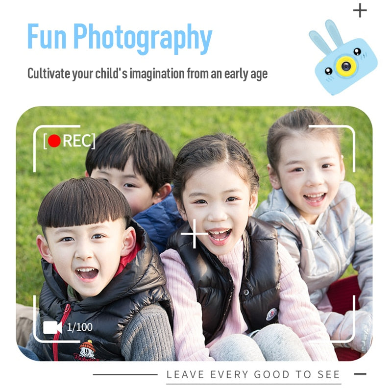 Kids Digital Camera 1080P with Games for Young Creators